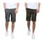 Galaxy by Harvic Men's Flat Front Slim Fit Stretch Chino Shorts
